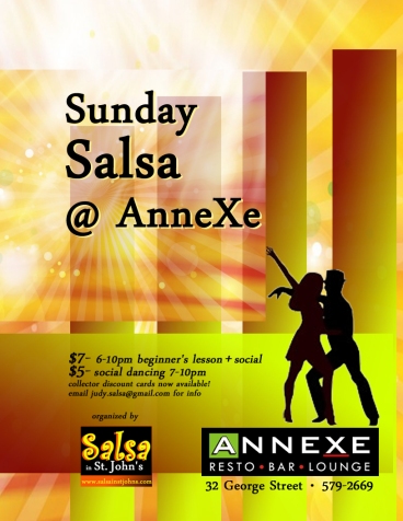 Sunday salsa anneXe new poster copy